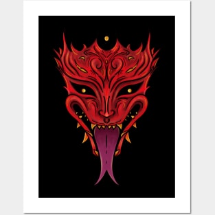 Demon Mask Posters and Art